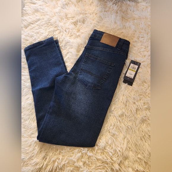 Tommy Hilfiger Boys Straight Leg Stretch Dark Denim Jeans Size 14 NWT - Picture 3 of 9
